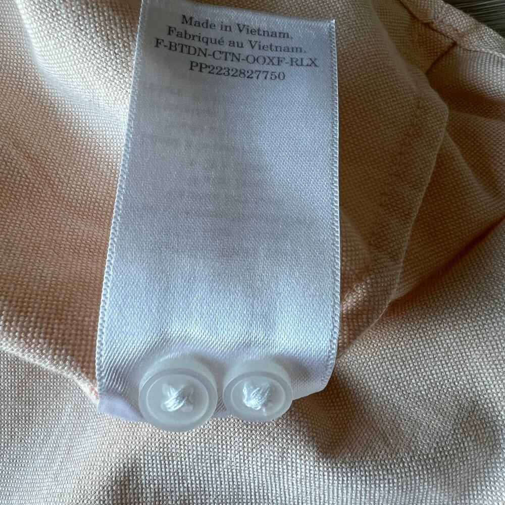 Everlane Organic Cotton Oxford Shirt Womens Size 2 Apricot - Picture 10 of 15